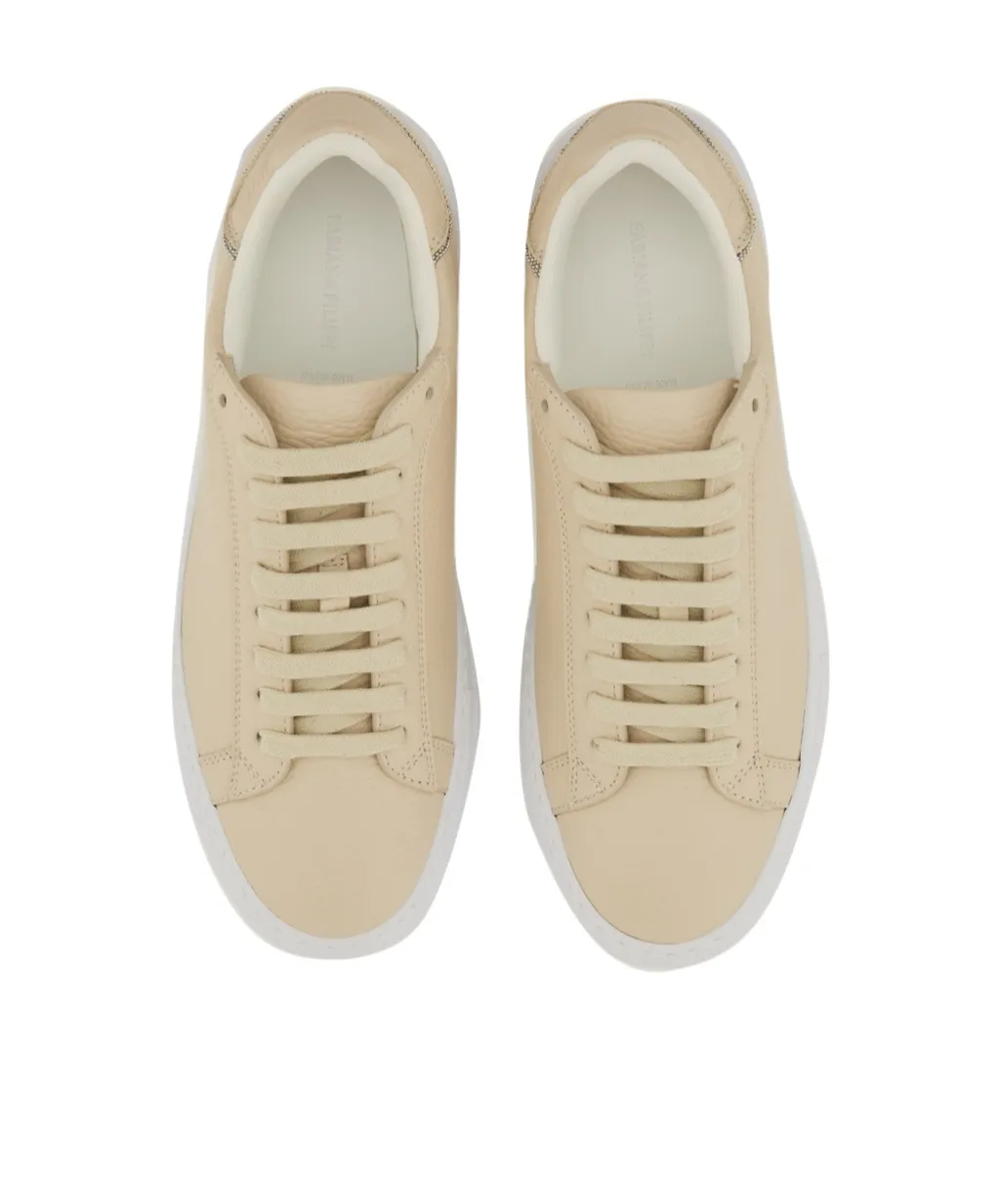 Embellished Lace-Up Sneakers