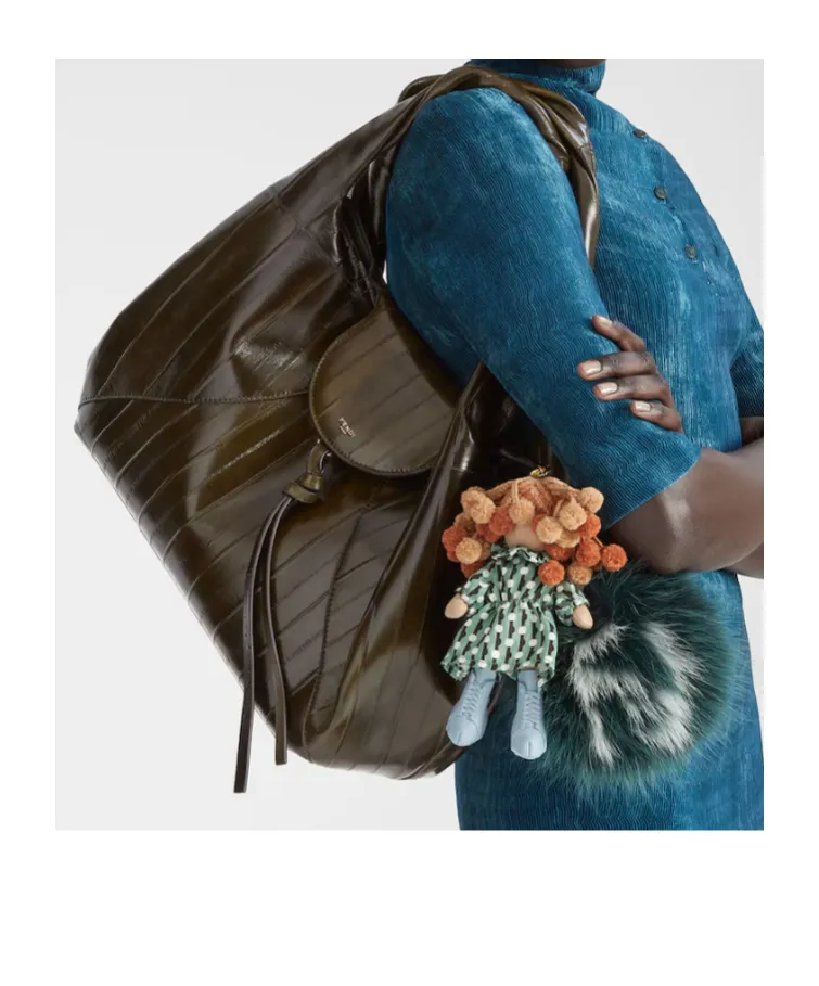 Inlaid Hagfish Leather Bag