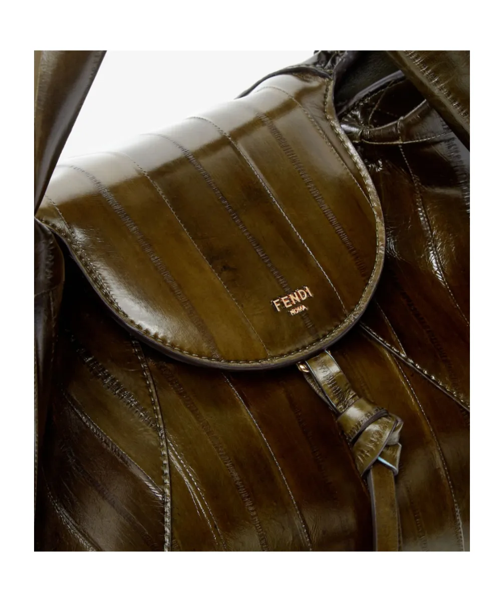 Inlaid Hagfish Leather Bag