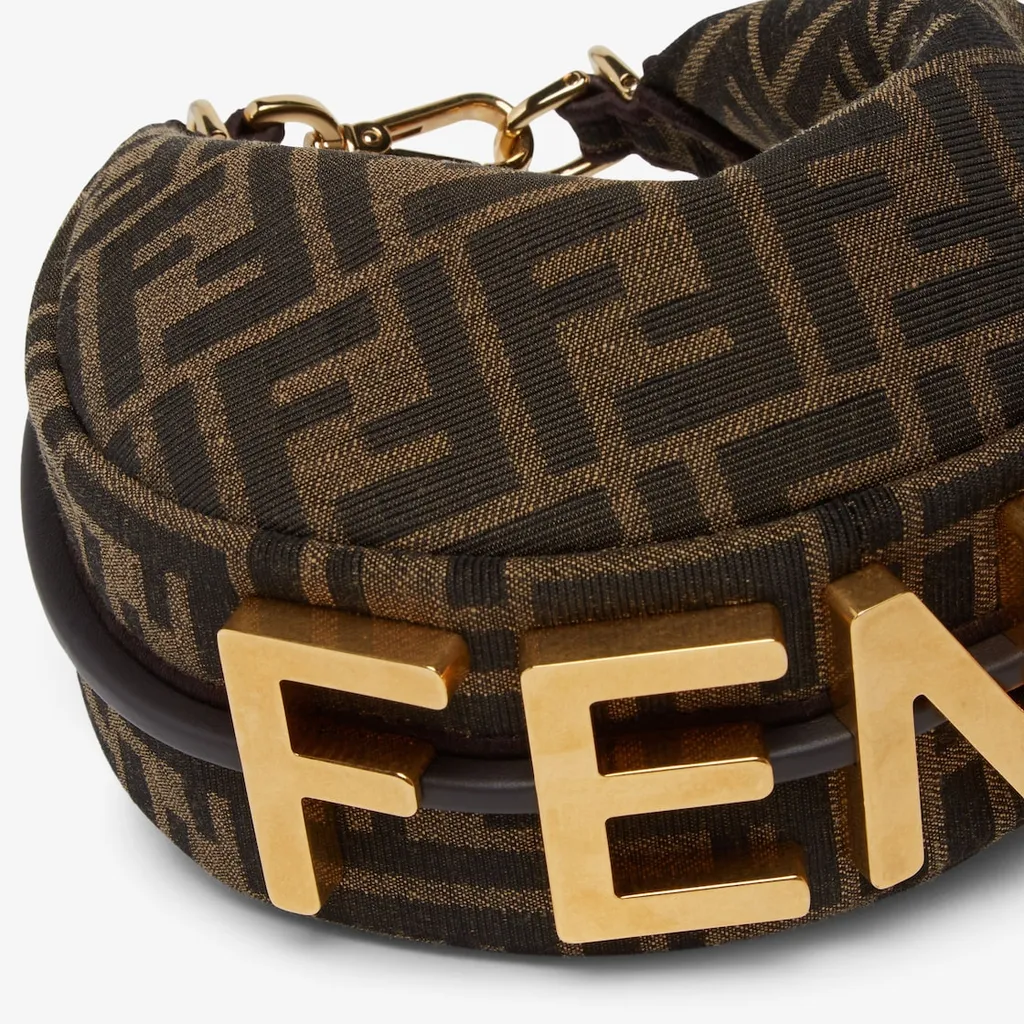 Ff Jacquard Fabric Mini Bag