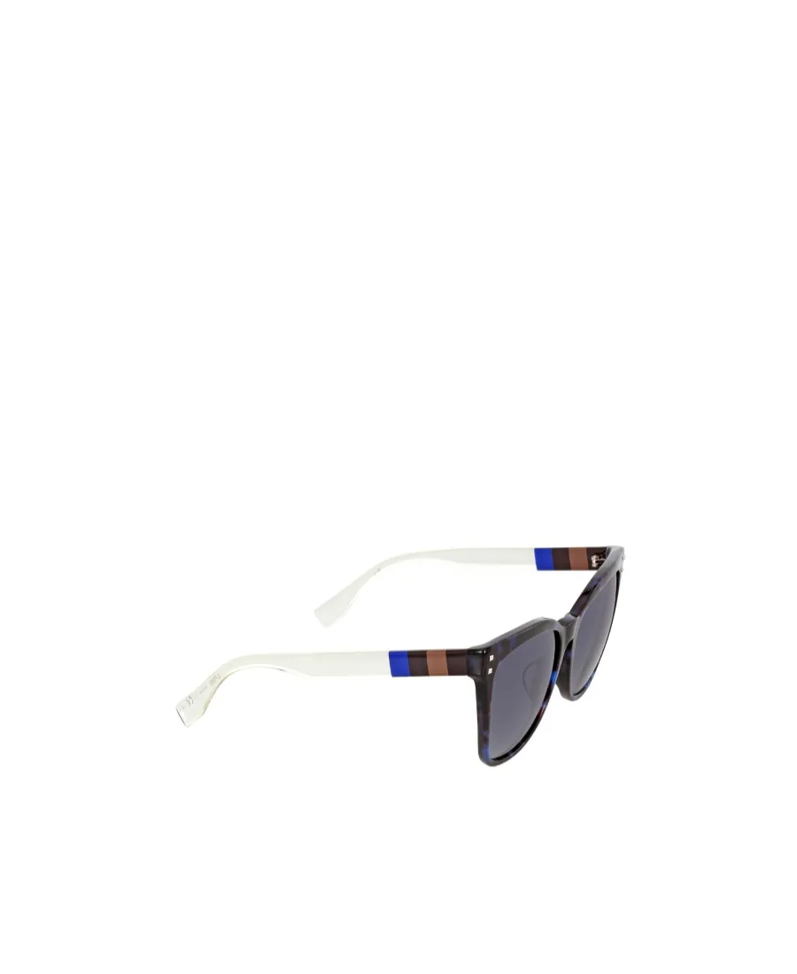 Logo Round Frame Sunglasses