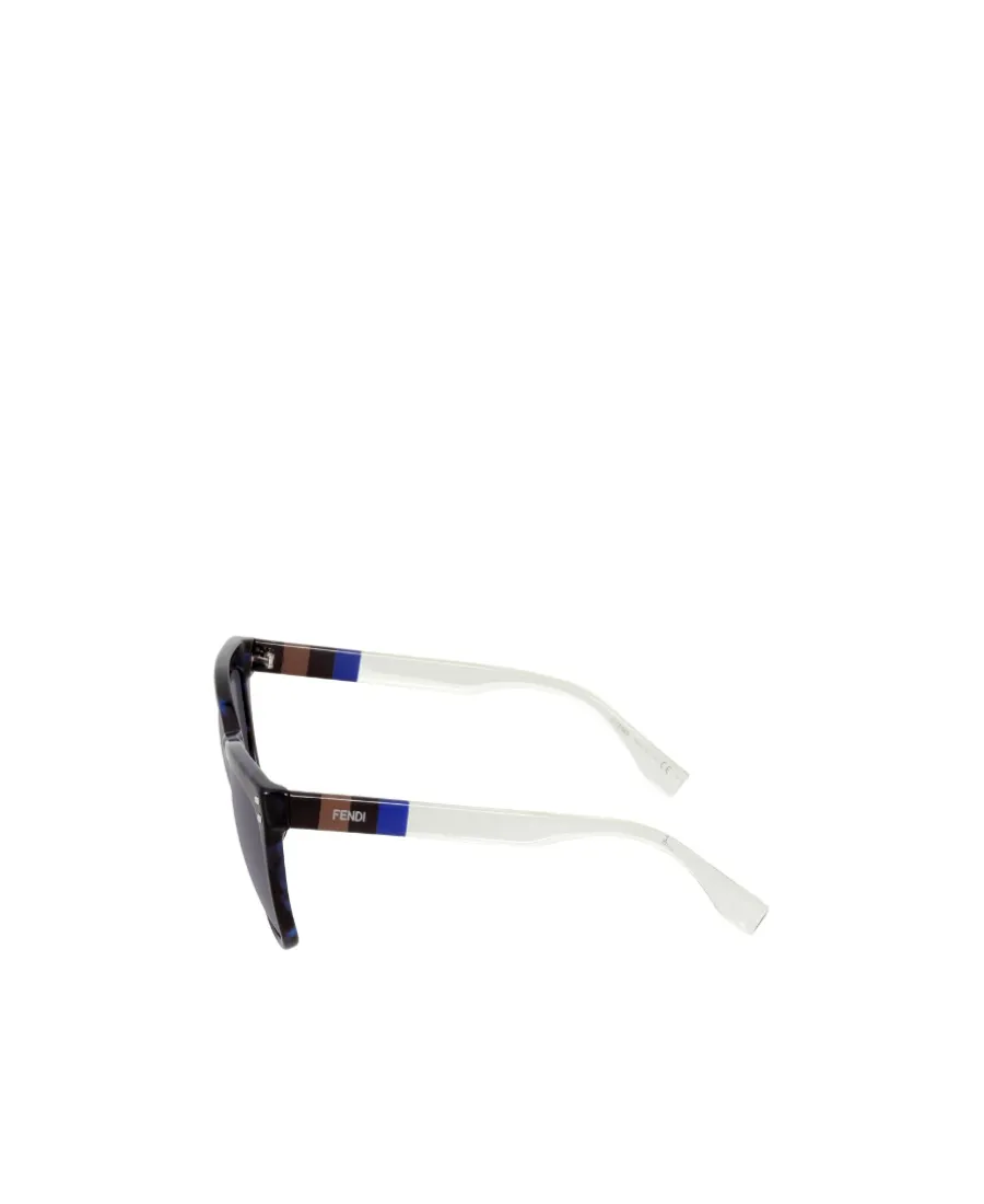 Logo Round Frame Sunglasses