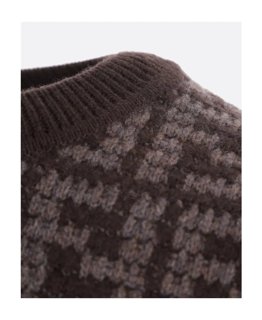 Monogrammed Intarsia Knit Sweater