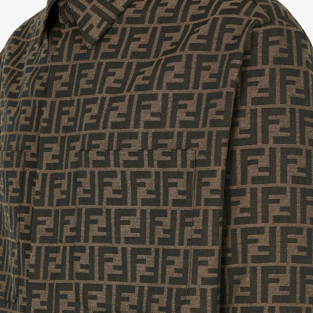All-Over Monogram Jacquard Overshirt