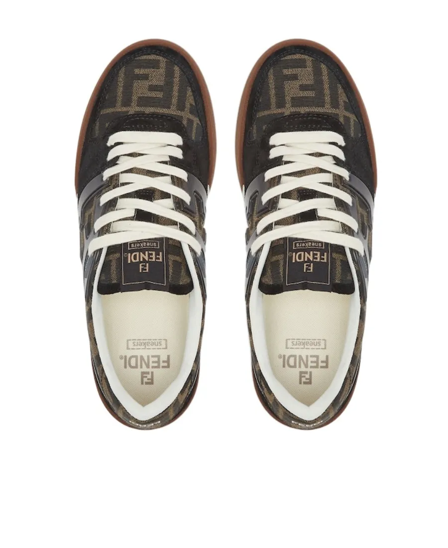 Match Ff Jacquard Low-Top Sneakers