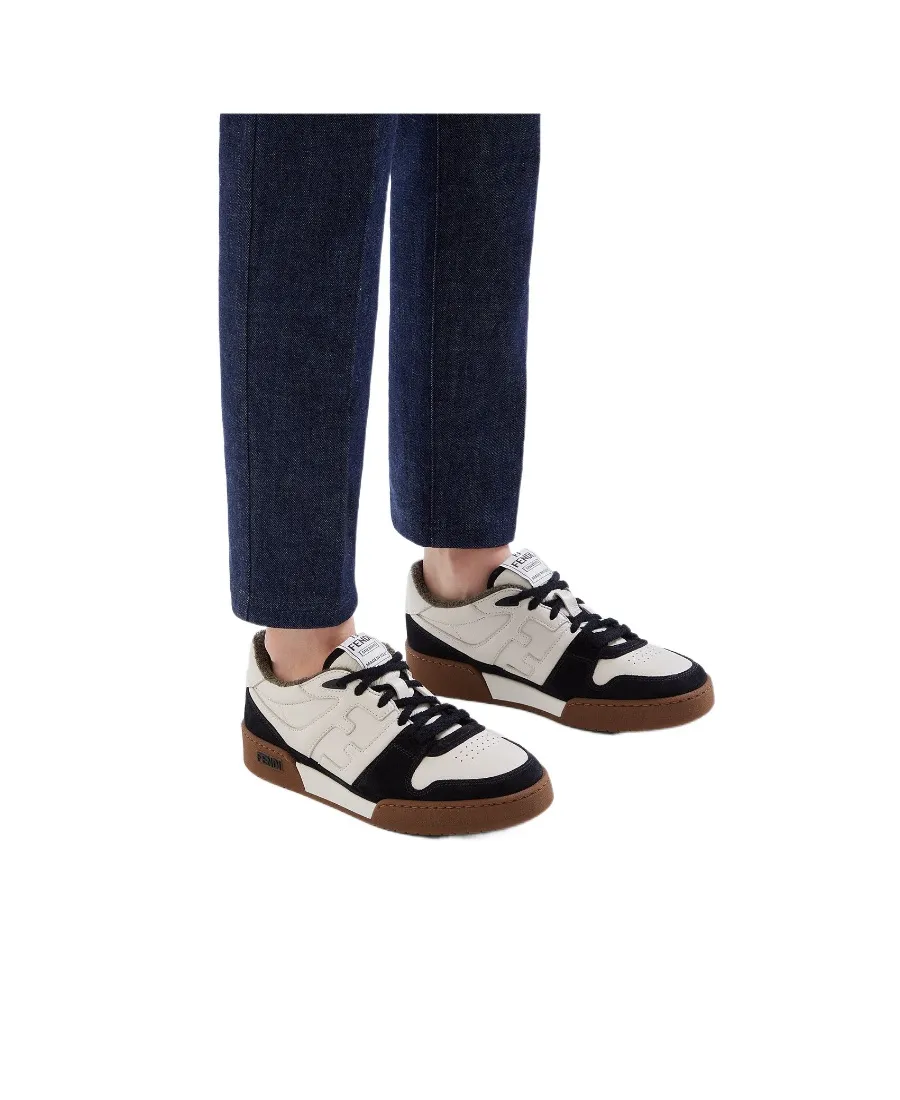 Match Suede Low-Cut Shoes