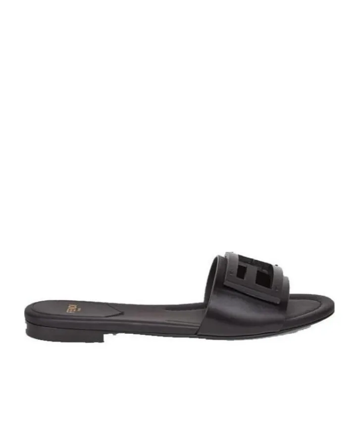 Baguette Logo Plaque Sandals