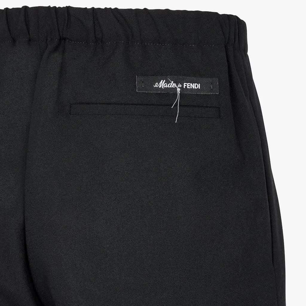 Logo Patch Elasticated Waist Trousers