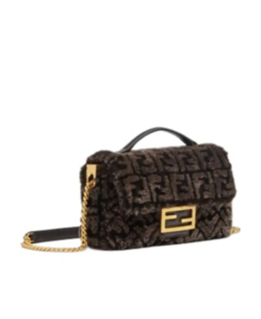 Baguette Chain Midi Shoulder Bag