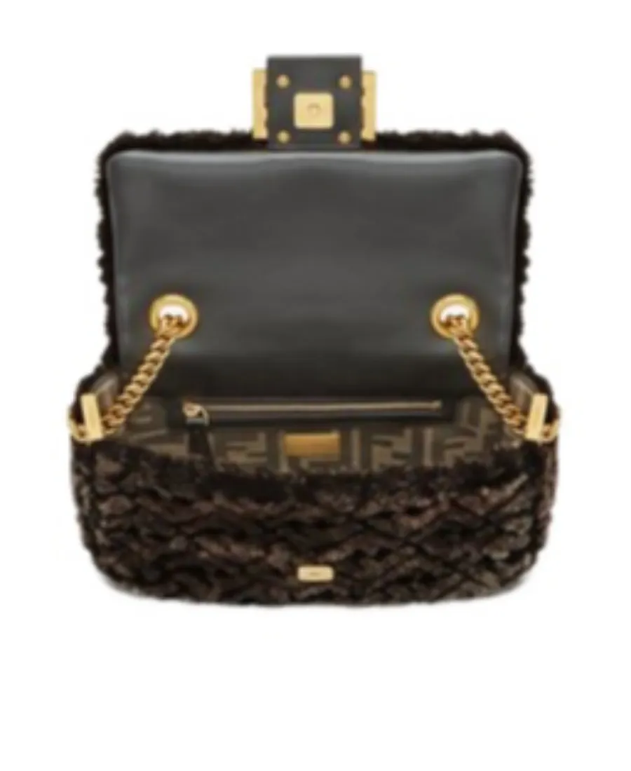 Baguette Chain Midi Shoulder Bag