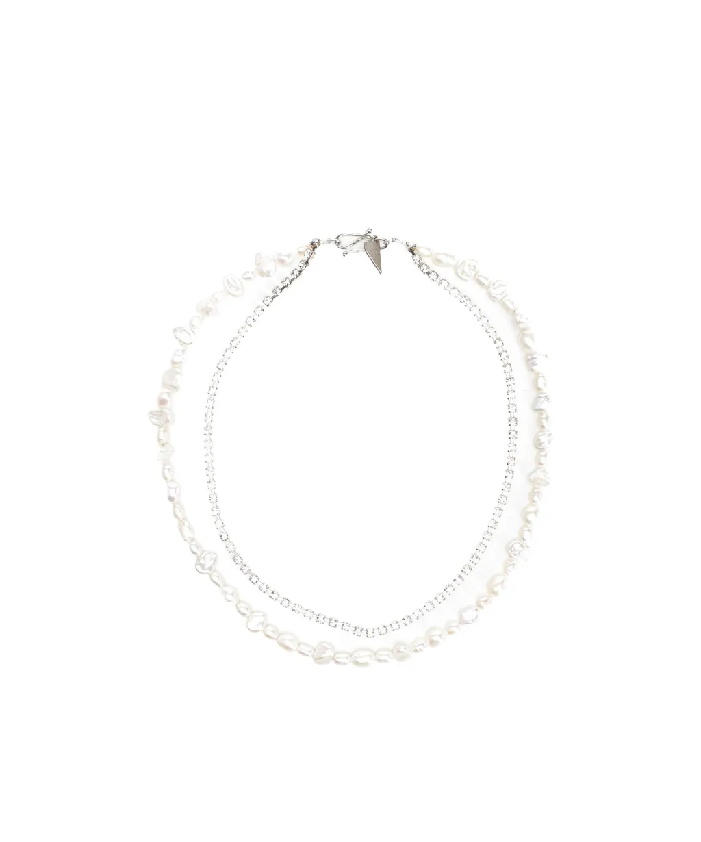 Beads And Crystals Collier
