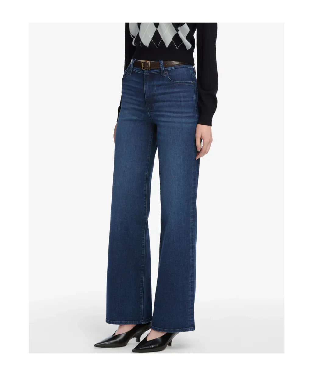 High-Waisted Wide-Leg Jeans