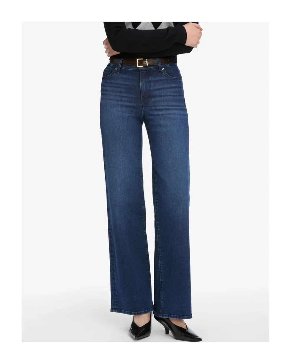 High-Waisted Wide-Leg Jeans