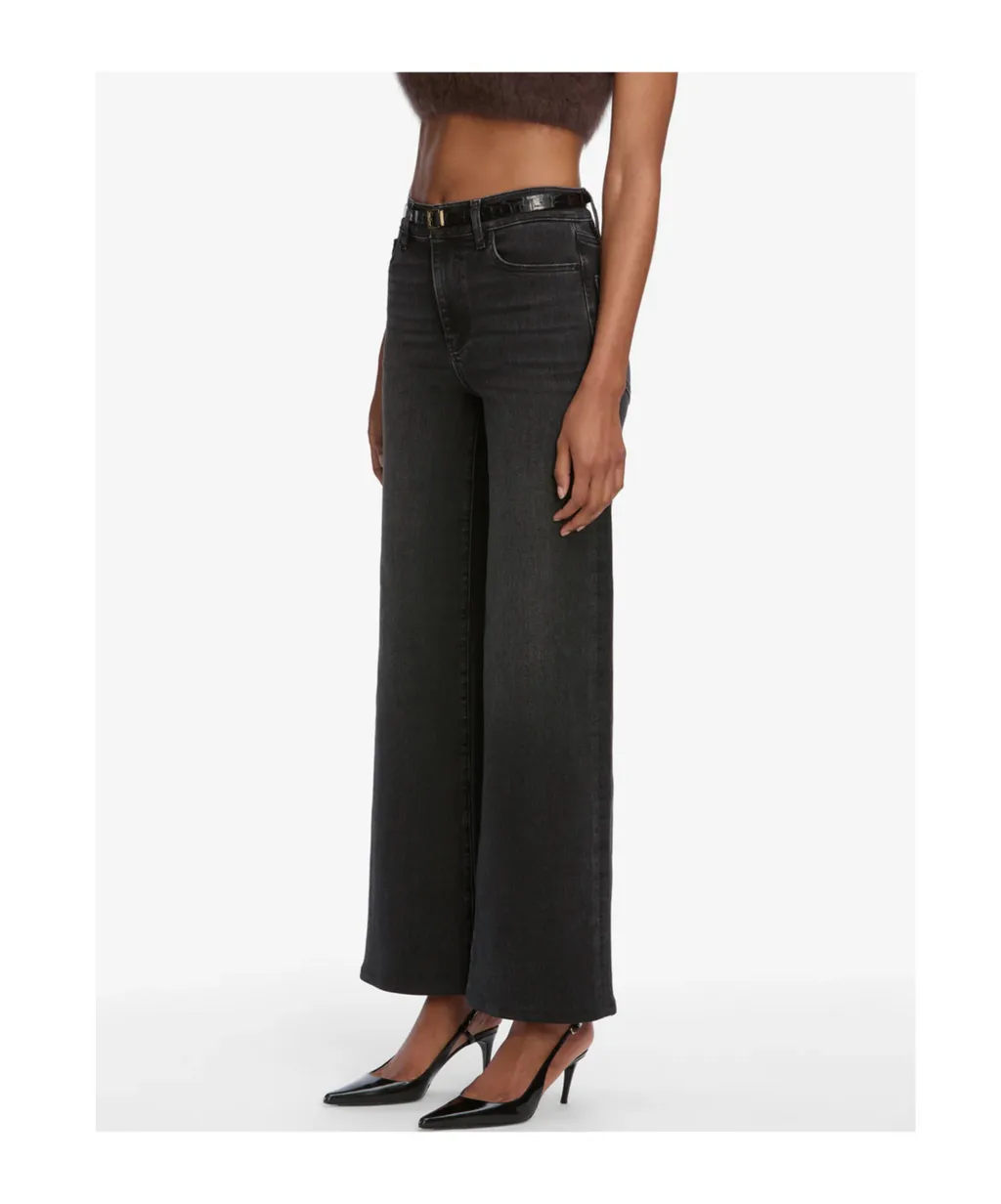High-Waisted Wide-Leg Jeans
