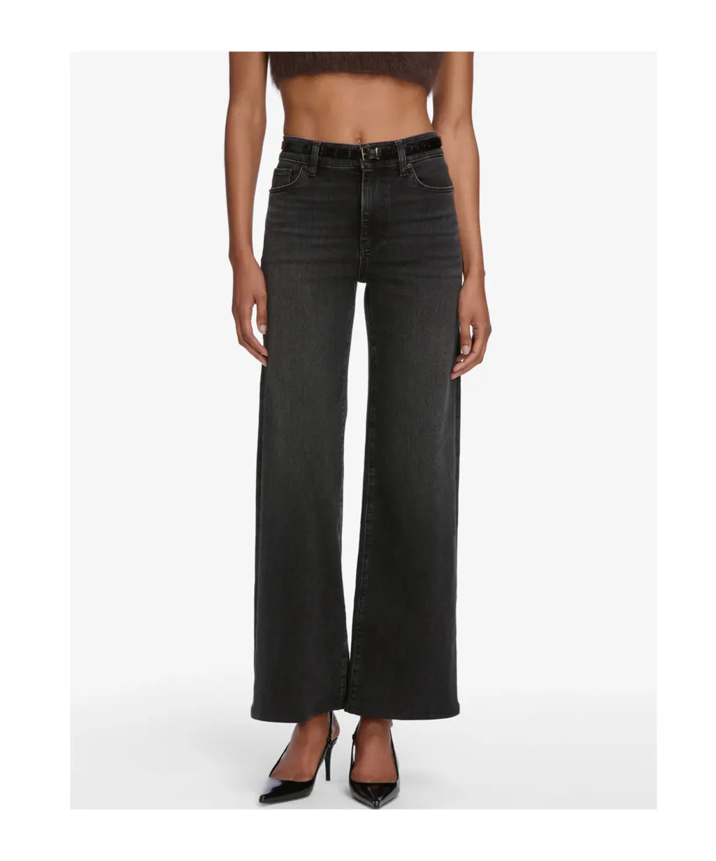 High-Waisted Wide-Leg Jeans
