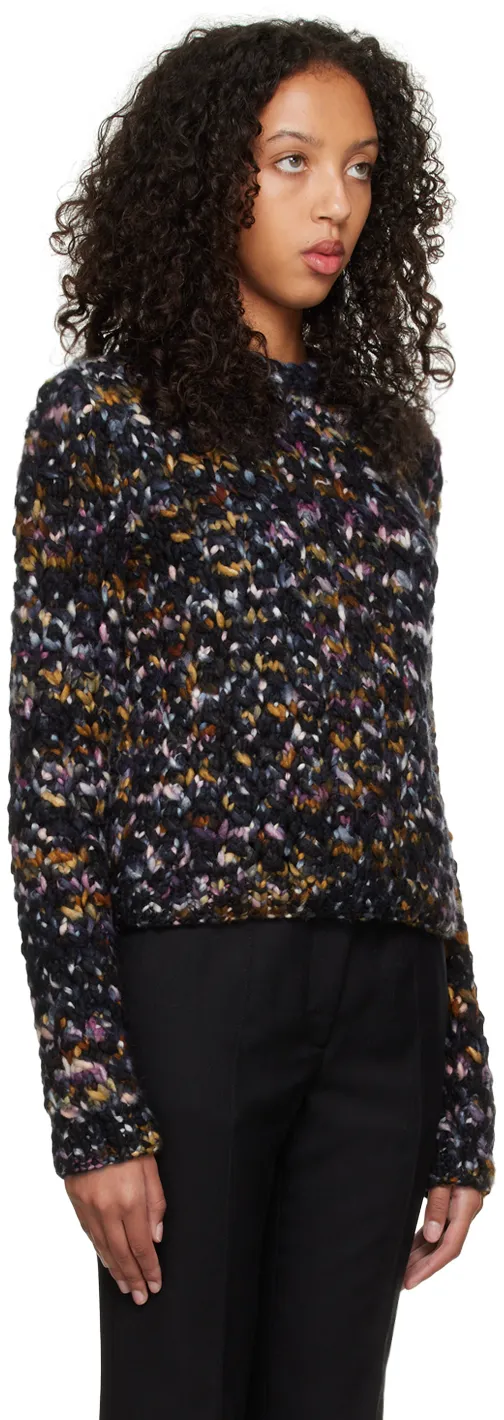 Round-Neck Long-Sleeved Sweater