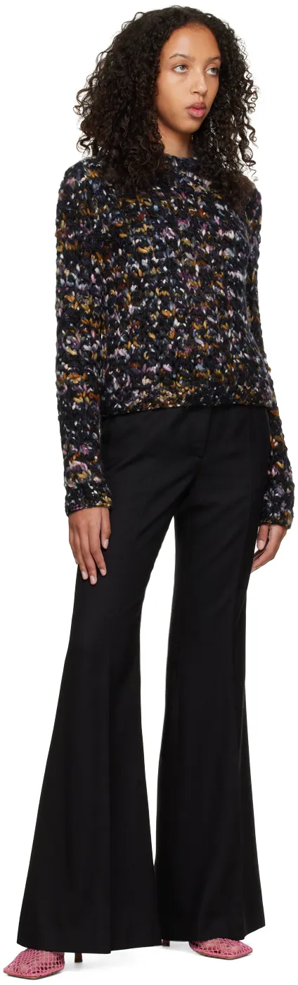 Round-Neck Long-Sleeved Sweater