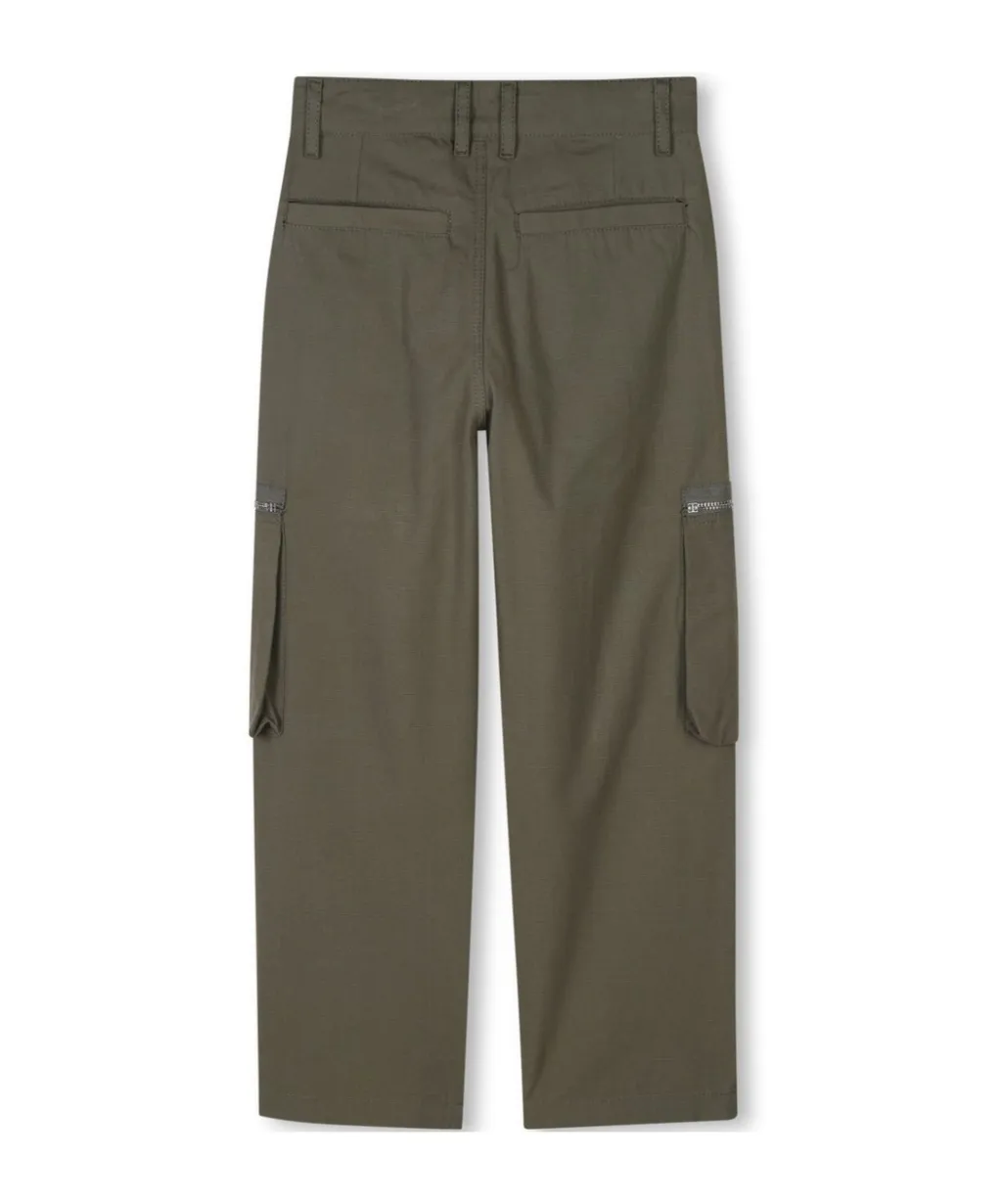 Belt-Loop Casual Pants
