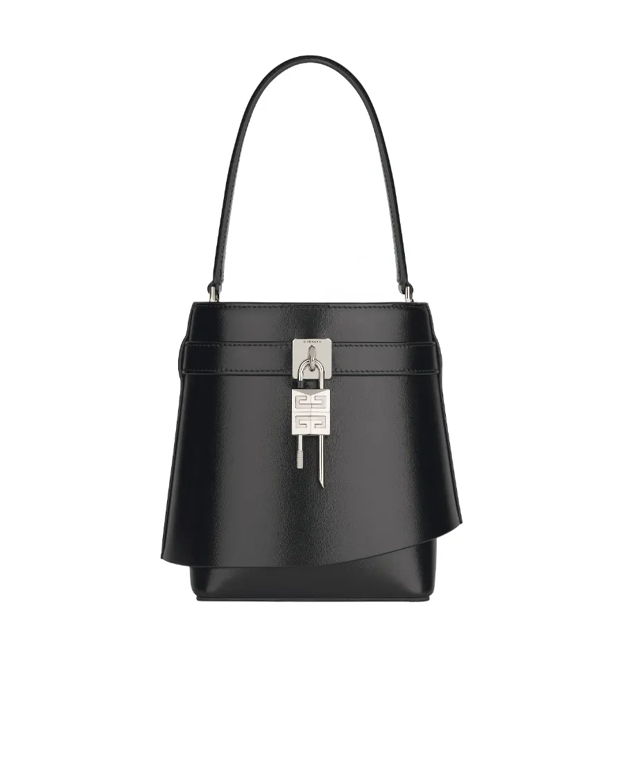 Shark Lock Top Handle Bag