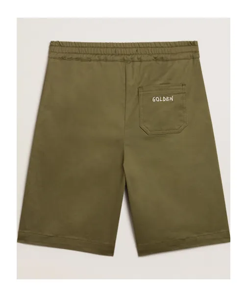 Journey Logo Embroidered Chino Shorts