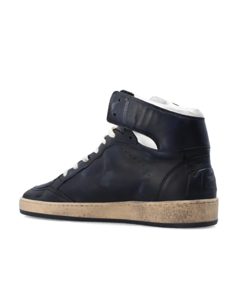 Star Patch High-Top Sneakers