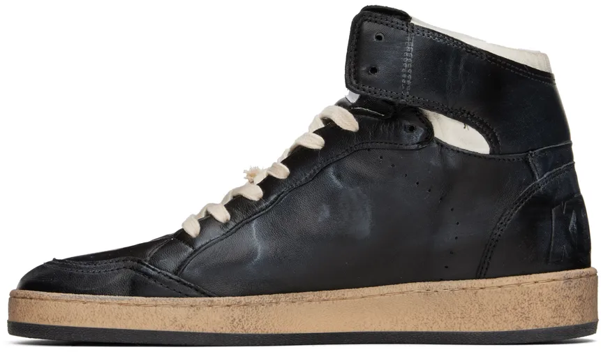 Star Patch High-Top Sneakers