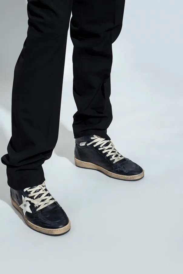 Star Patch High-Top Sneakers