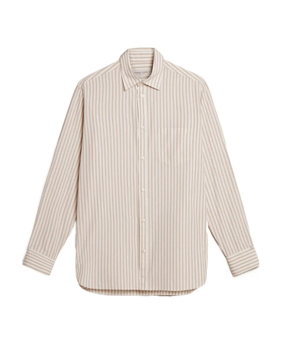 Striped Long-Sleeved Shirt