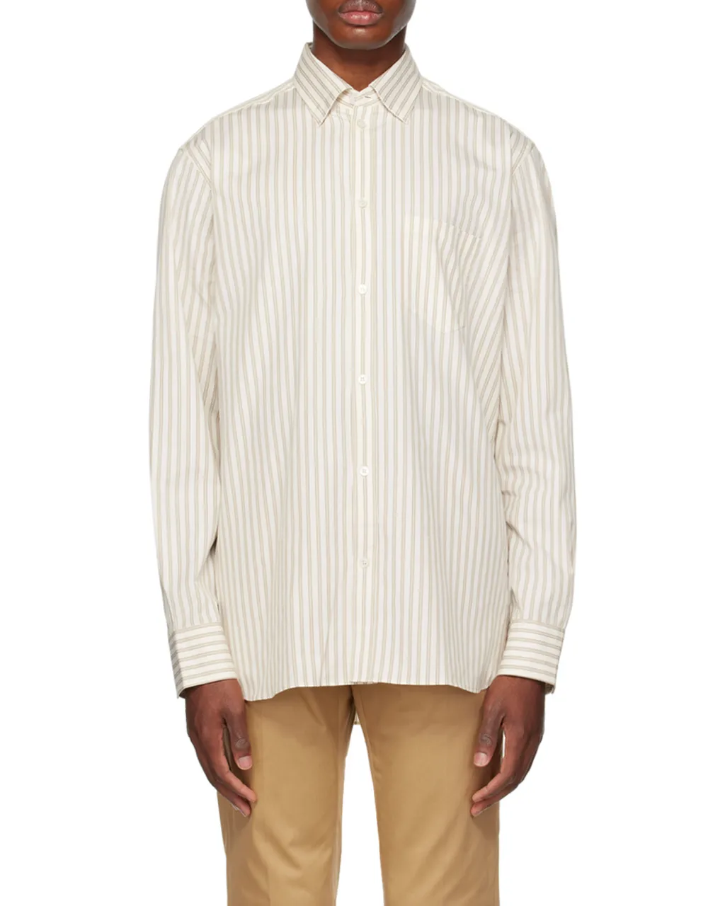Striped Long-Sleeved Shirt