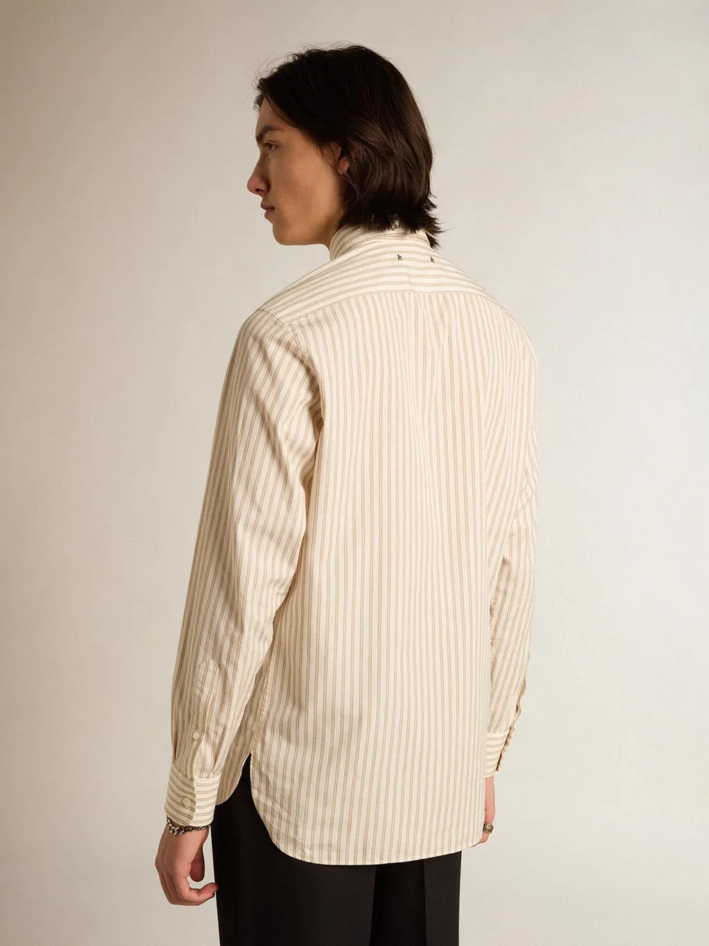 Striped Long-Sleeved Shirt