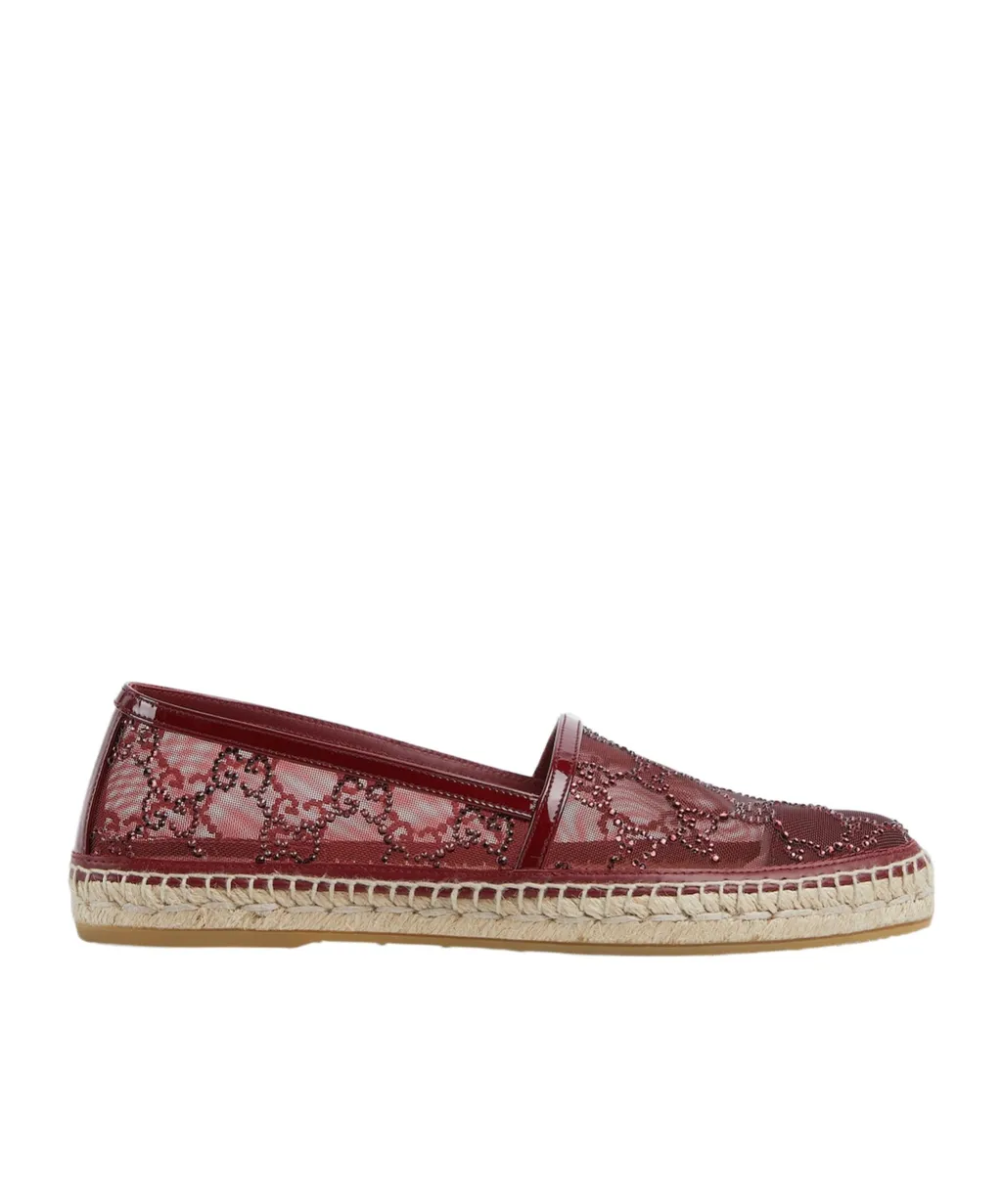 Gg Embellished Espadrilles
