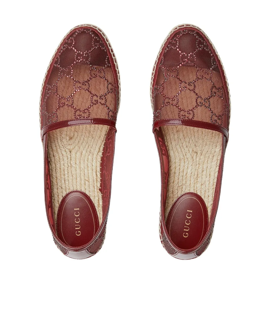 Gg Embellished Espadrilles