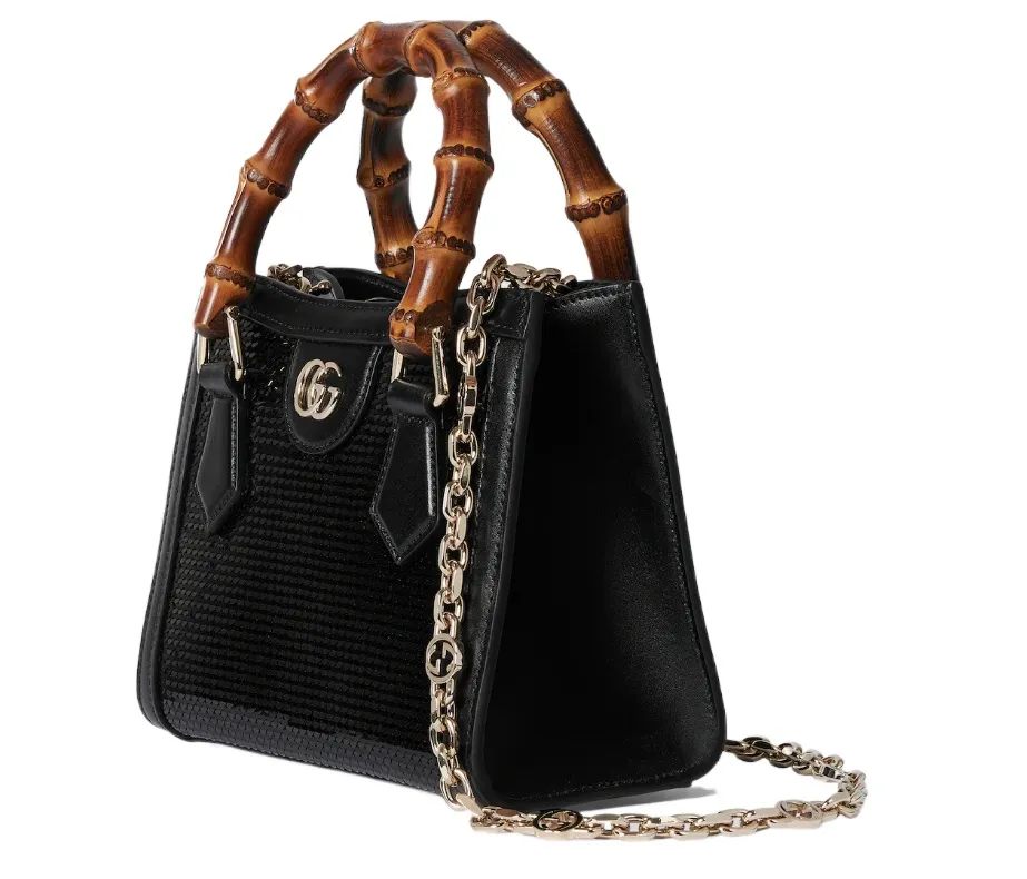 Diana Embroidered Small Tote Bag