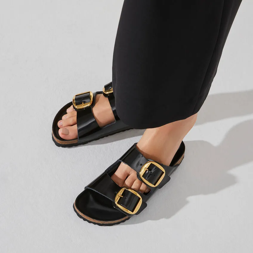 Arizona Double-Buckle Slip-On Sandals