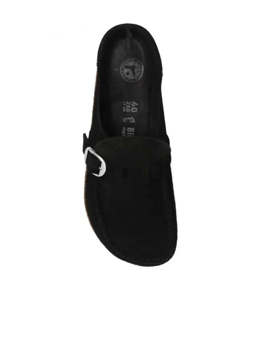 Closed-Toe Suede Mules