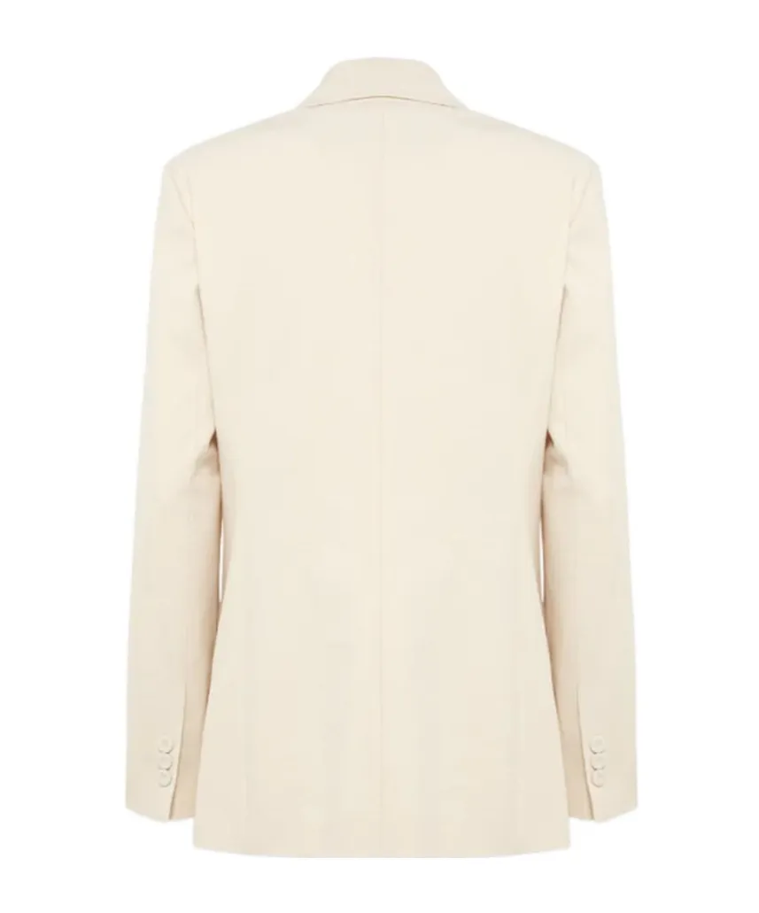 Double-Breasted Long Sleeve Suit Jacket