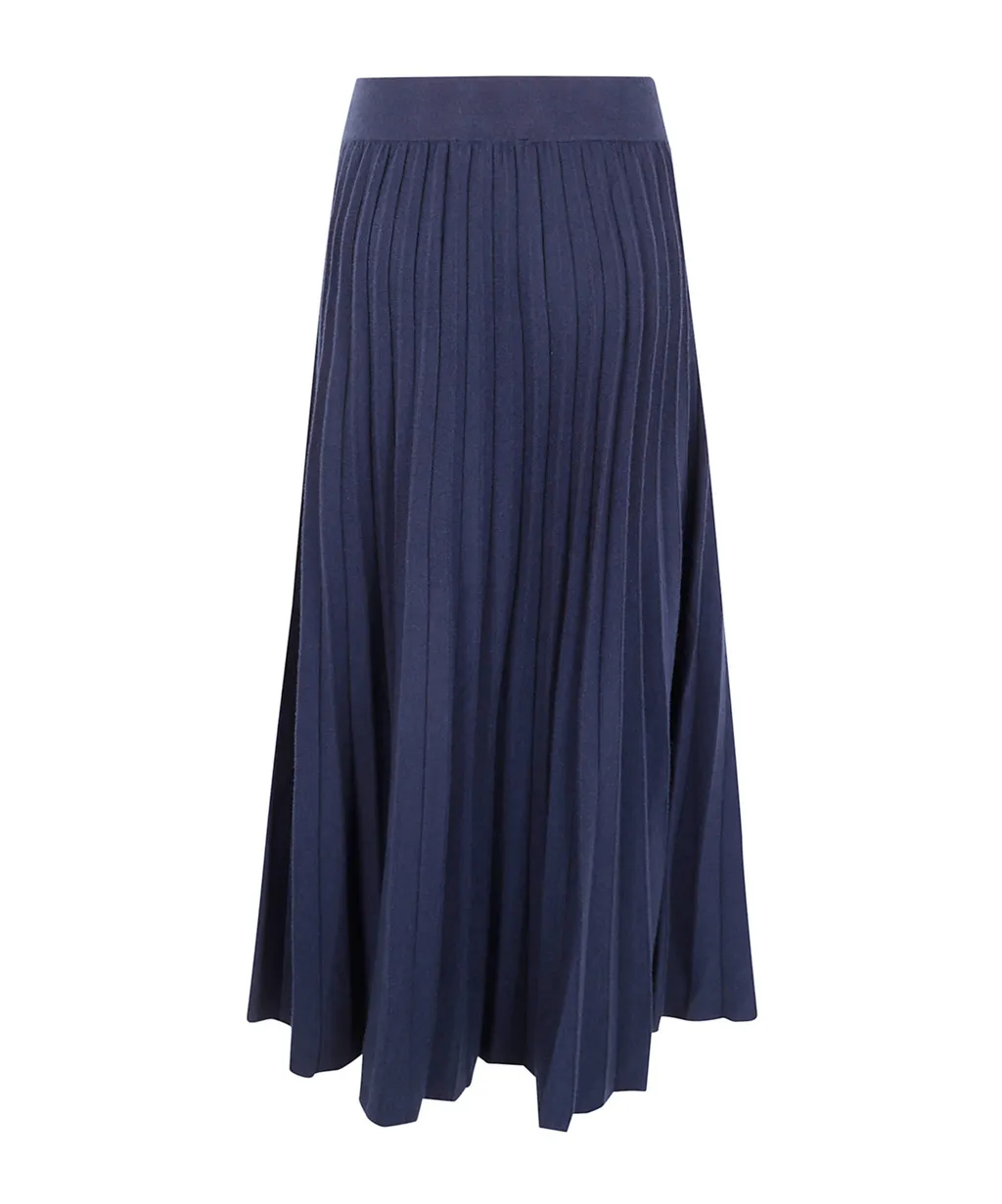 Pleated Midi Skirt