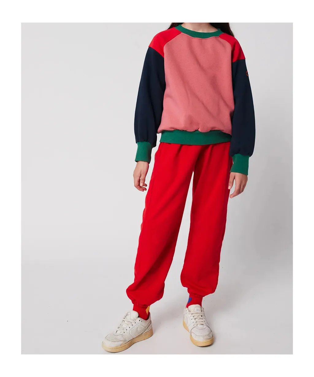 Tic Tac Toe Color Block Sweatshirt