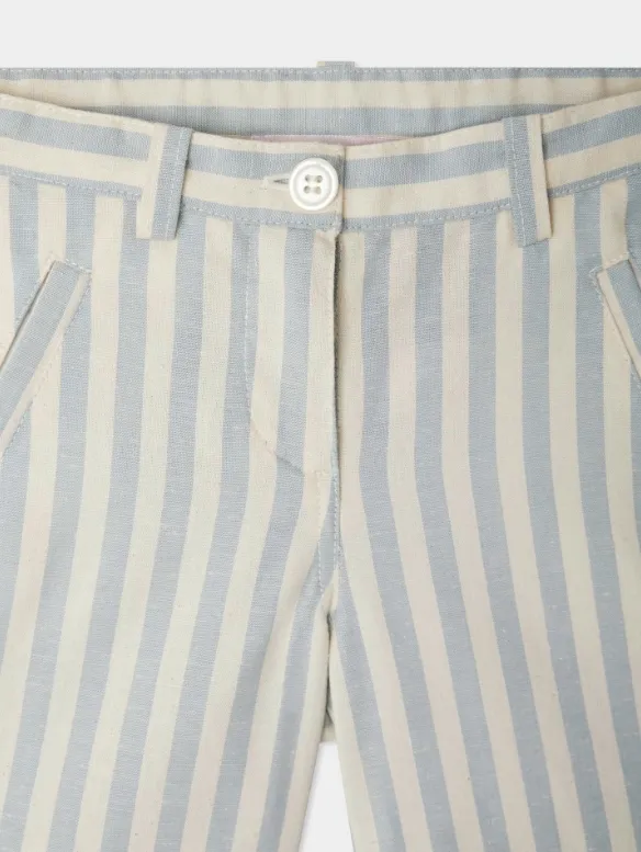 Elista Striped Bermuda Shorts