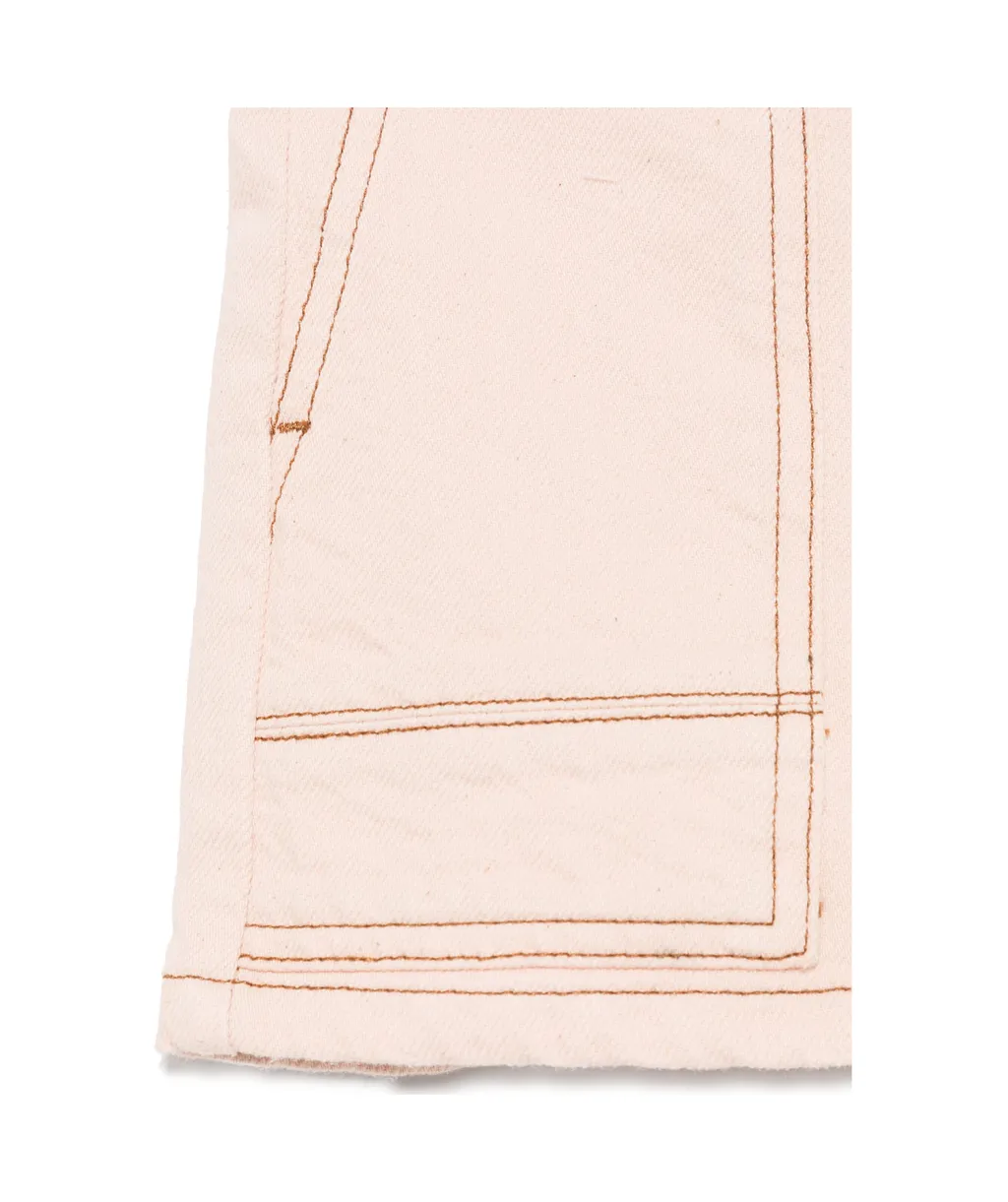 Logo-Patch Denim Shorts