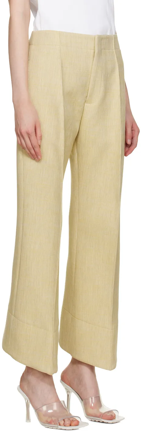 Logo Curved Casual Pants