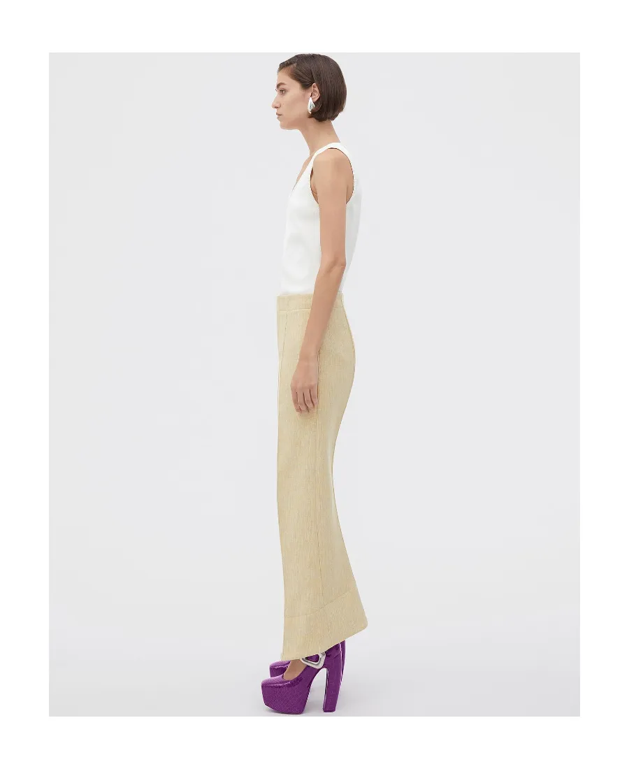 Logo Curved Casual Pants
