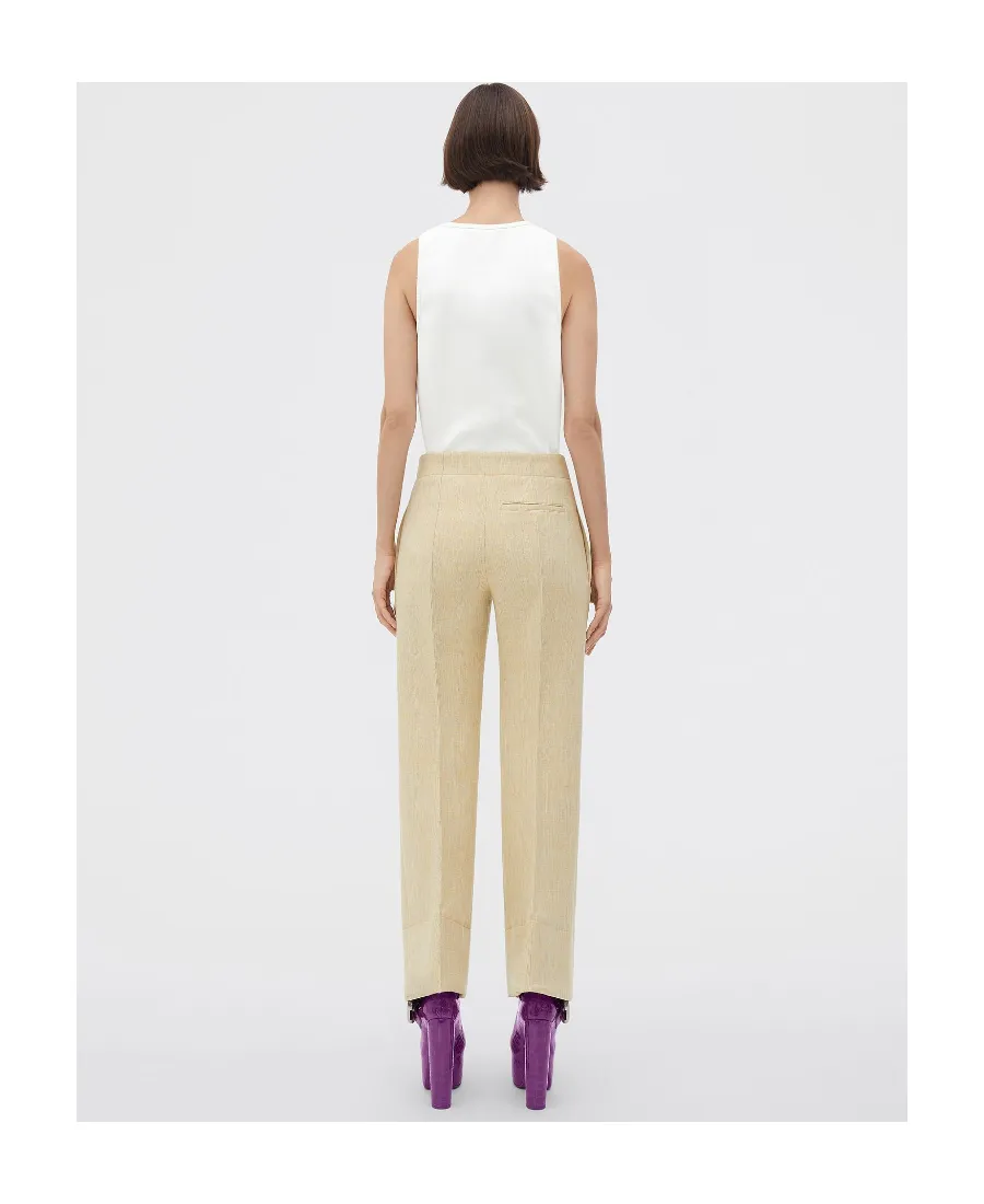 Logo Curved Casual Pants