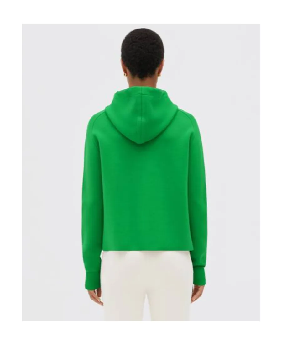 Wool-Blend Hooded Pullover