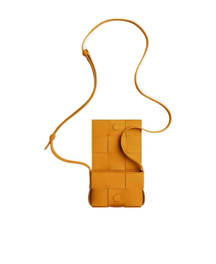 Logo Woven Shoulder Bag