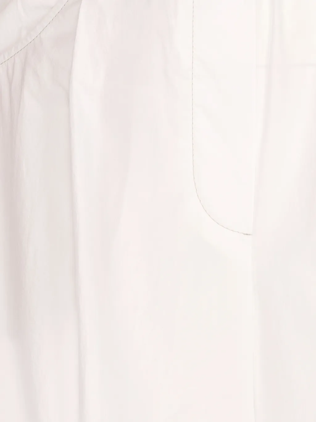 Wide-Leg Cotton Trousers