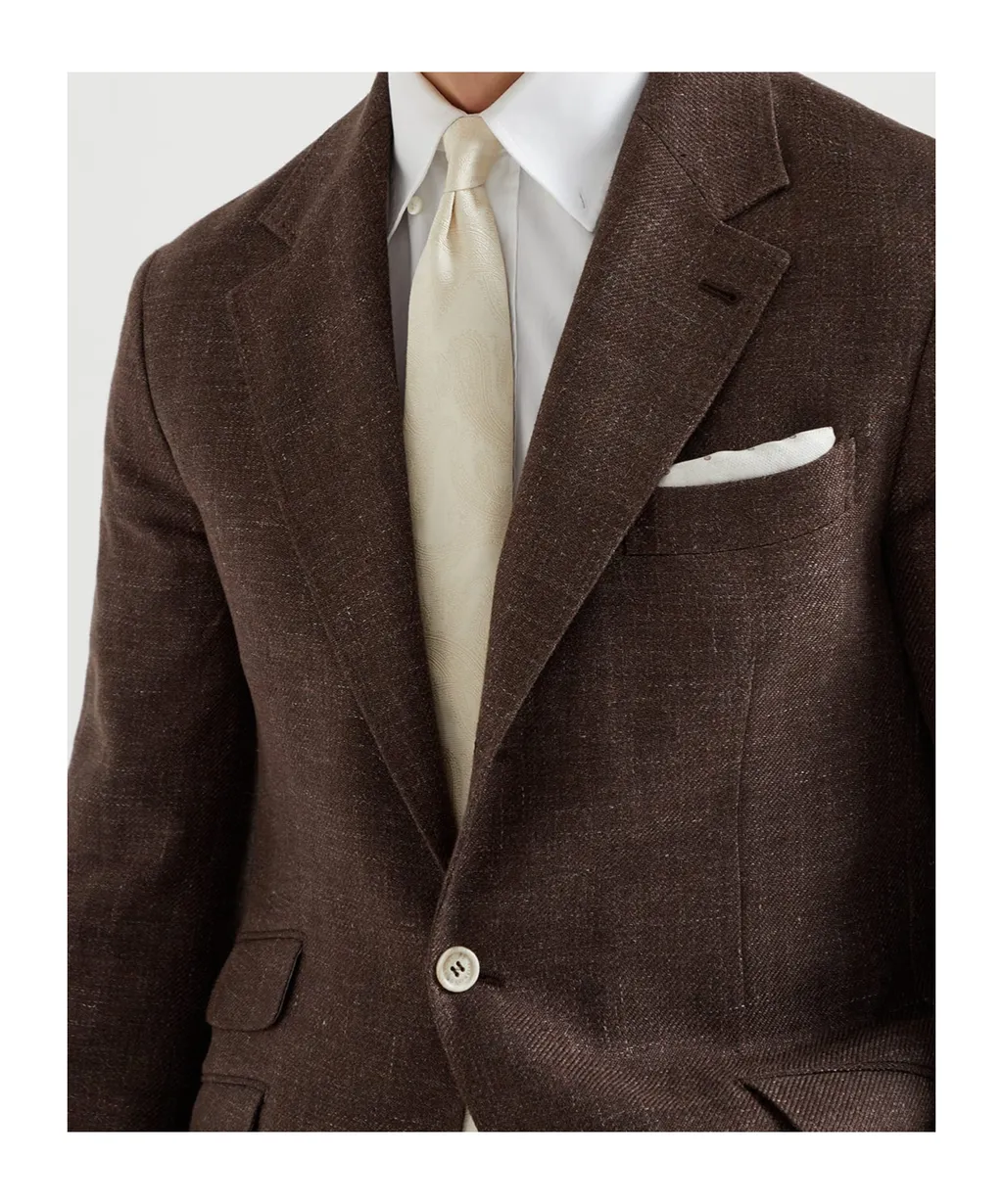 Paisley Printed Pointed Tip Tie
