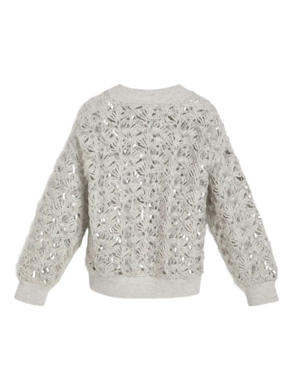 Dazzling Sequin-Embellished Cardigan
