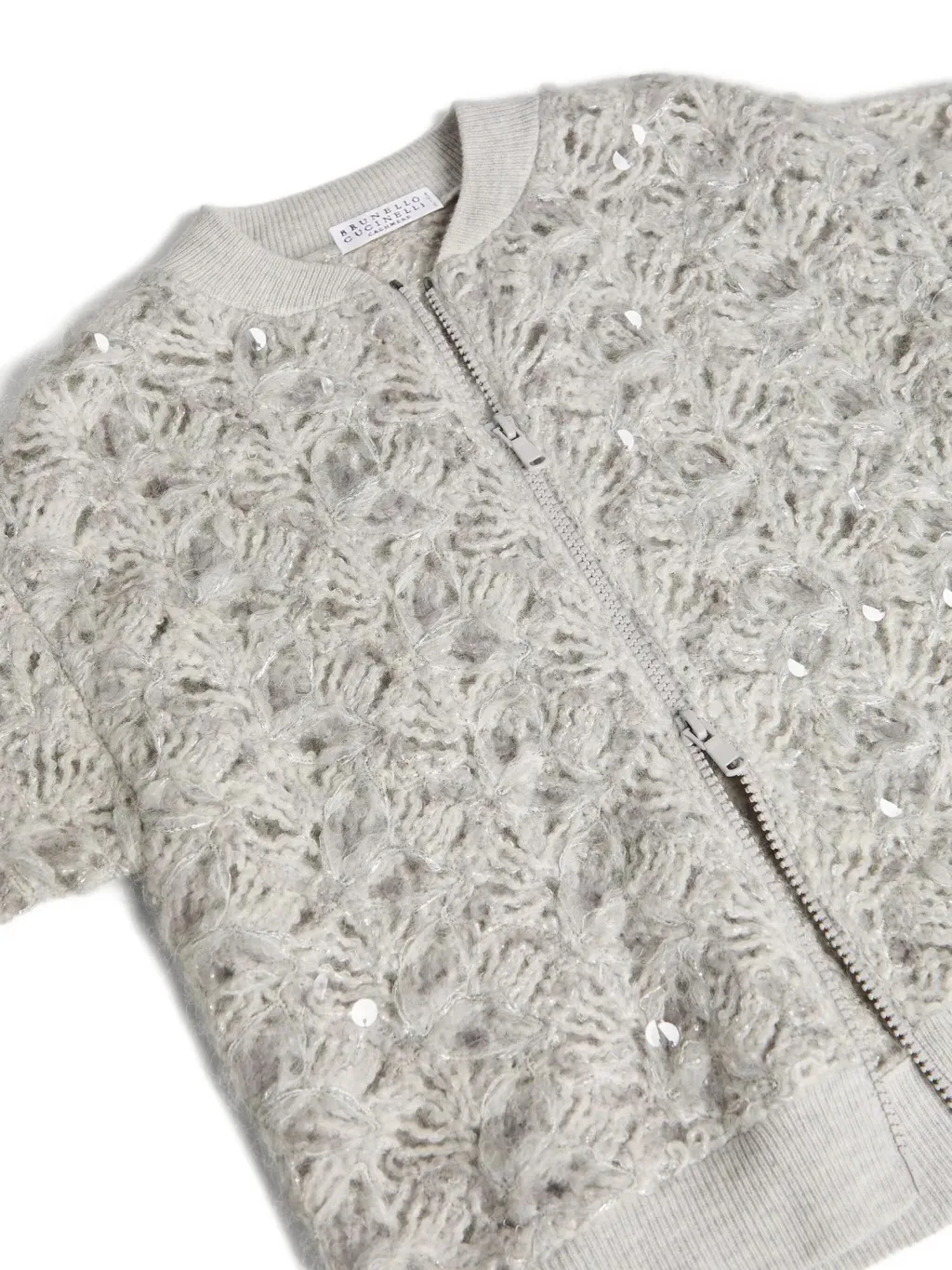 Dazzling Sequin-Embellished Cardigan