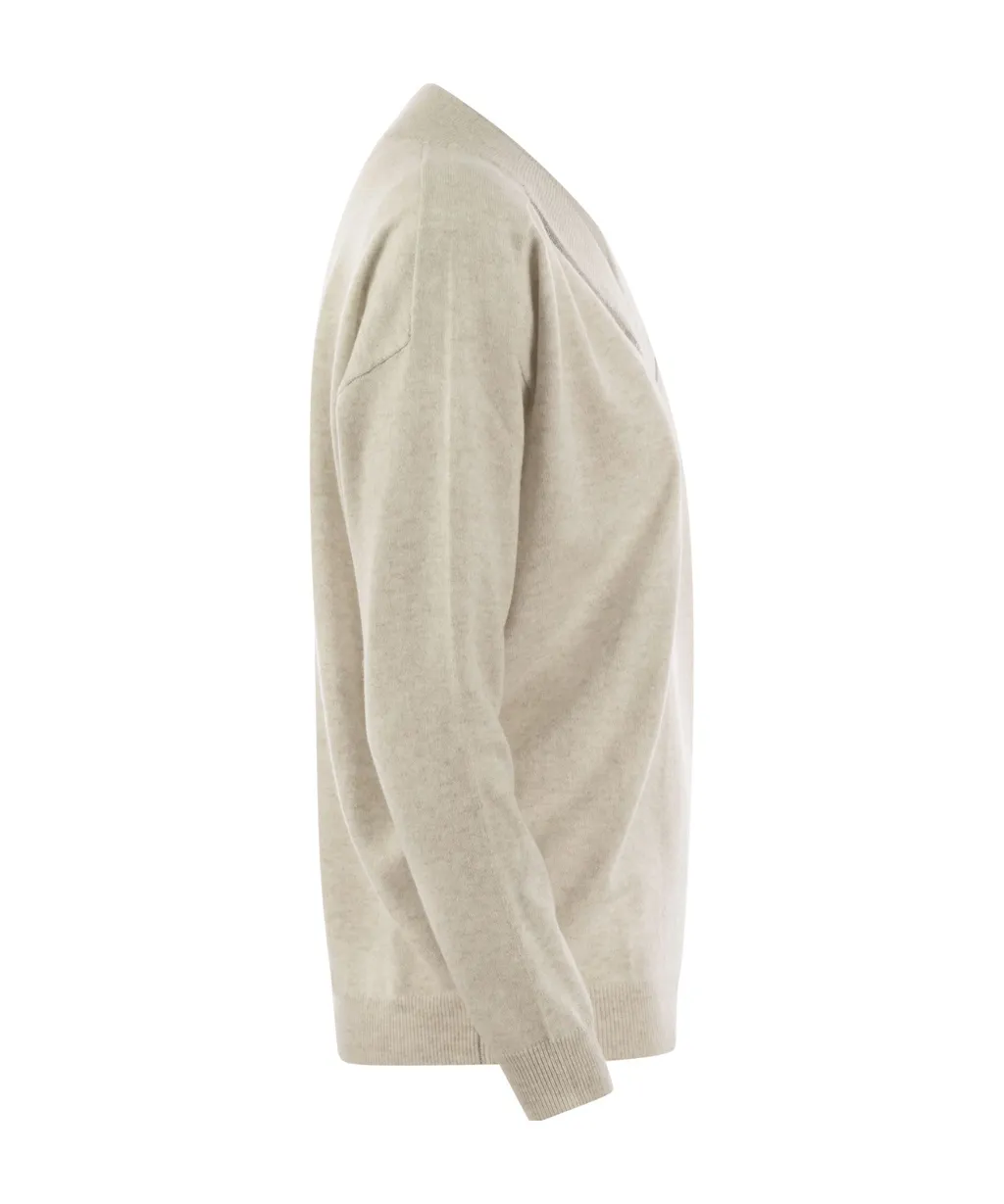 V-Neck Knitted Jumper